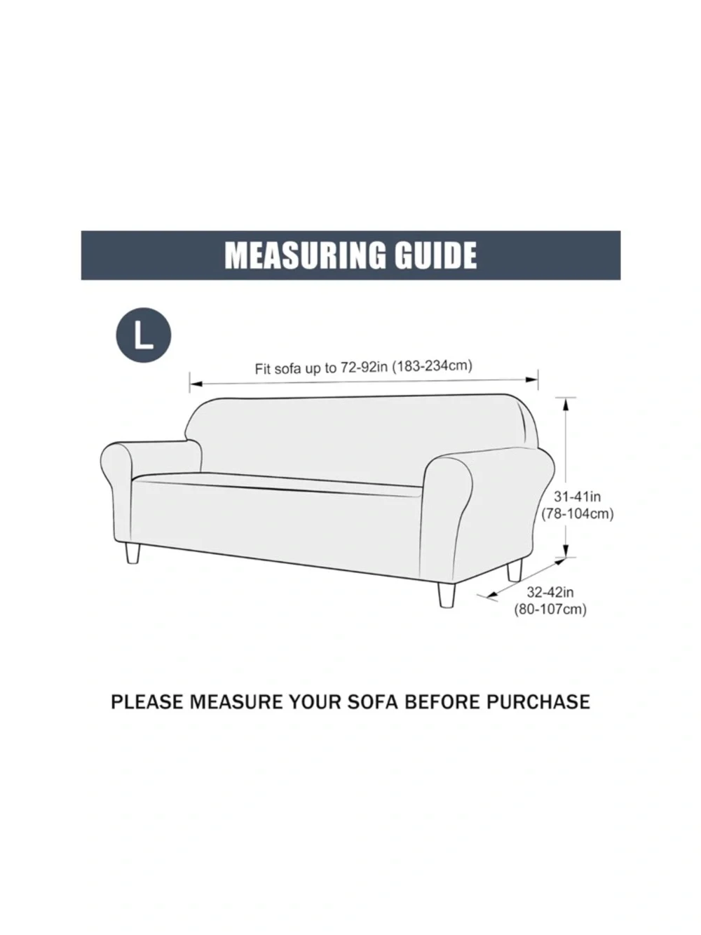 Pet & Kid Friendly VELVETY Soft Sofa Slipcover-LIGHT BLUE